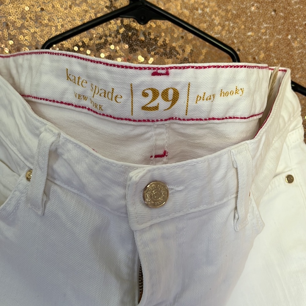 Kate Spade New York White Jeans Size 29, Brand New with no tags
